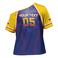 Venezuela Baseball Custom Cross Shoulder Shirt 1st Champions Glorious Victory
