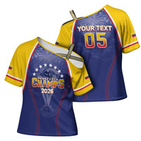 Venezuela Baseball Custom Cross Shoulder Shirt 1st Champions Glorious Victory