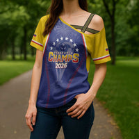 Venezuela Baseball Custom Cross Shoulder Shirt 1st Champions Glorious Victory