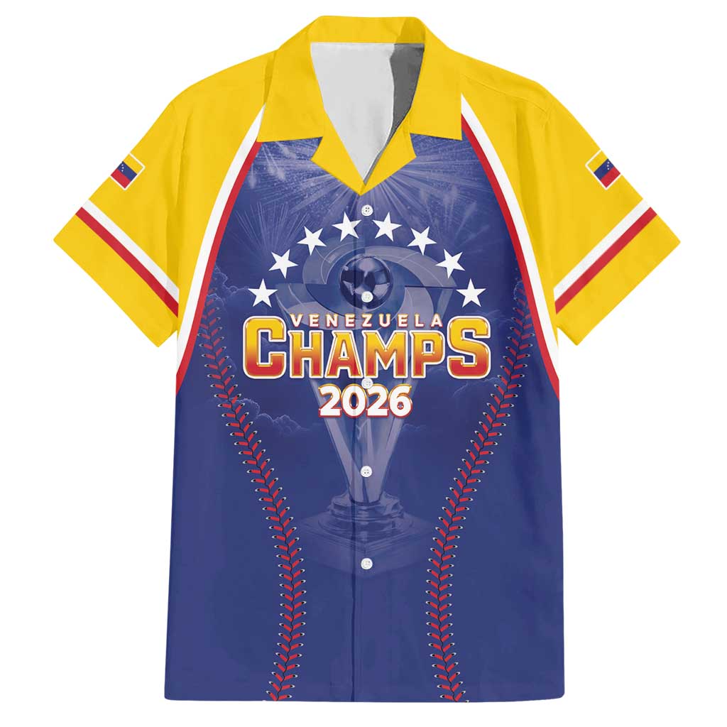 Venezuela Baseball Custom Hawaiian Shirt 1st Champions Glorious Victory