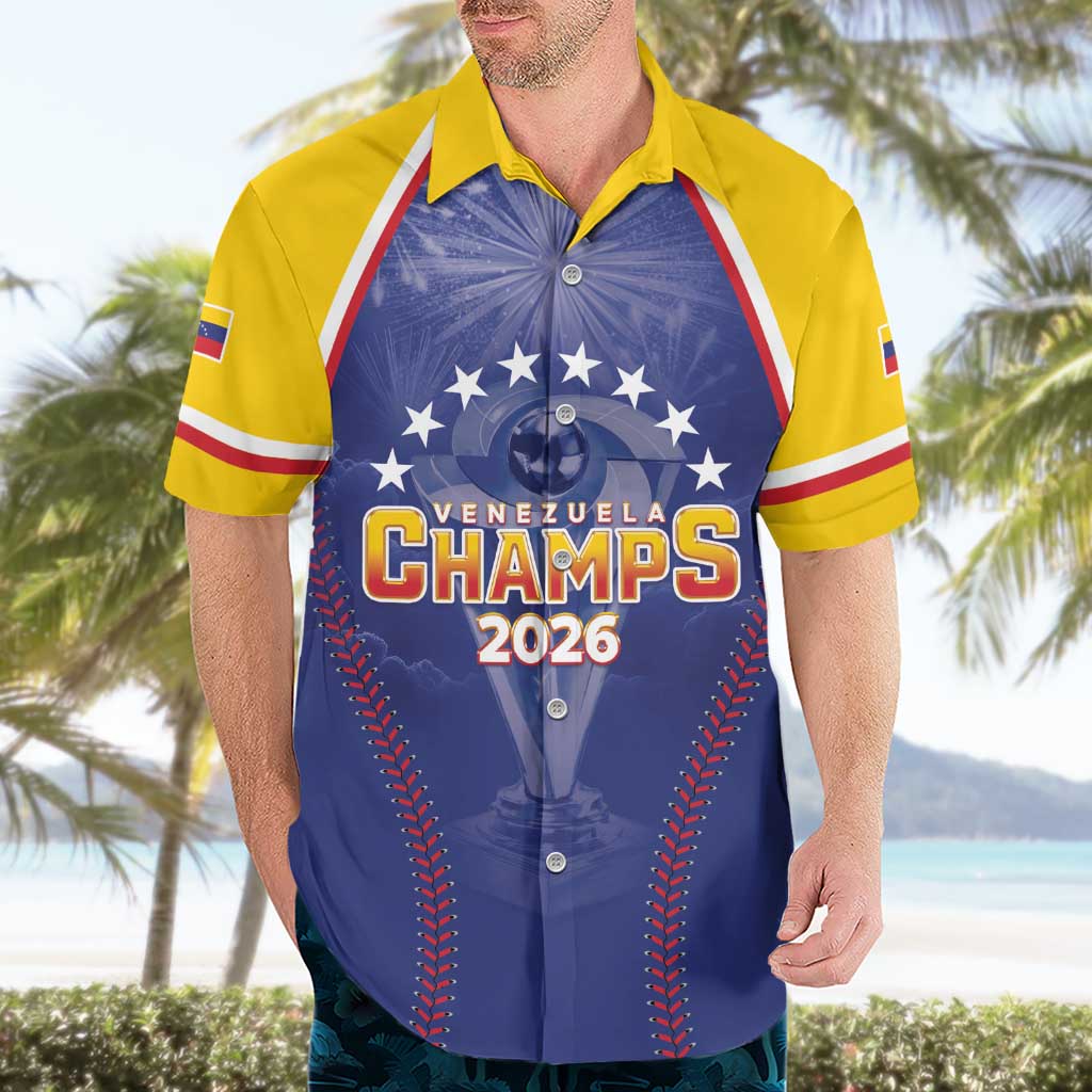 Venezuela Baseball Custom Hawaiian Shirt 1st Champions Glorious Victory