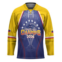Venezuela Baseball Custom Hockey Jersey 1st Champions Glorious Victory