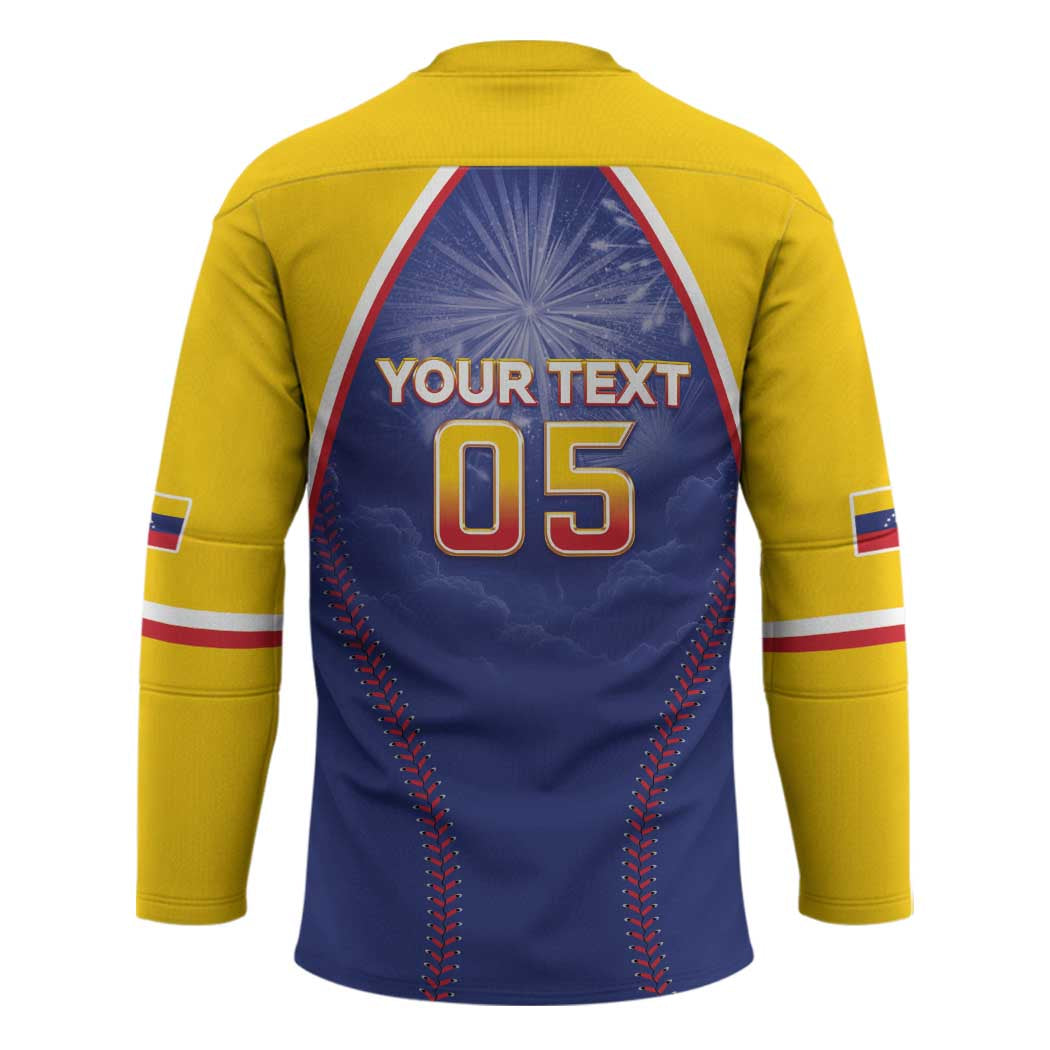 Venezuela Baseball Custom Hockey Jersey 1st Champions Glorious Victory