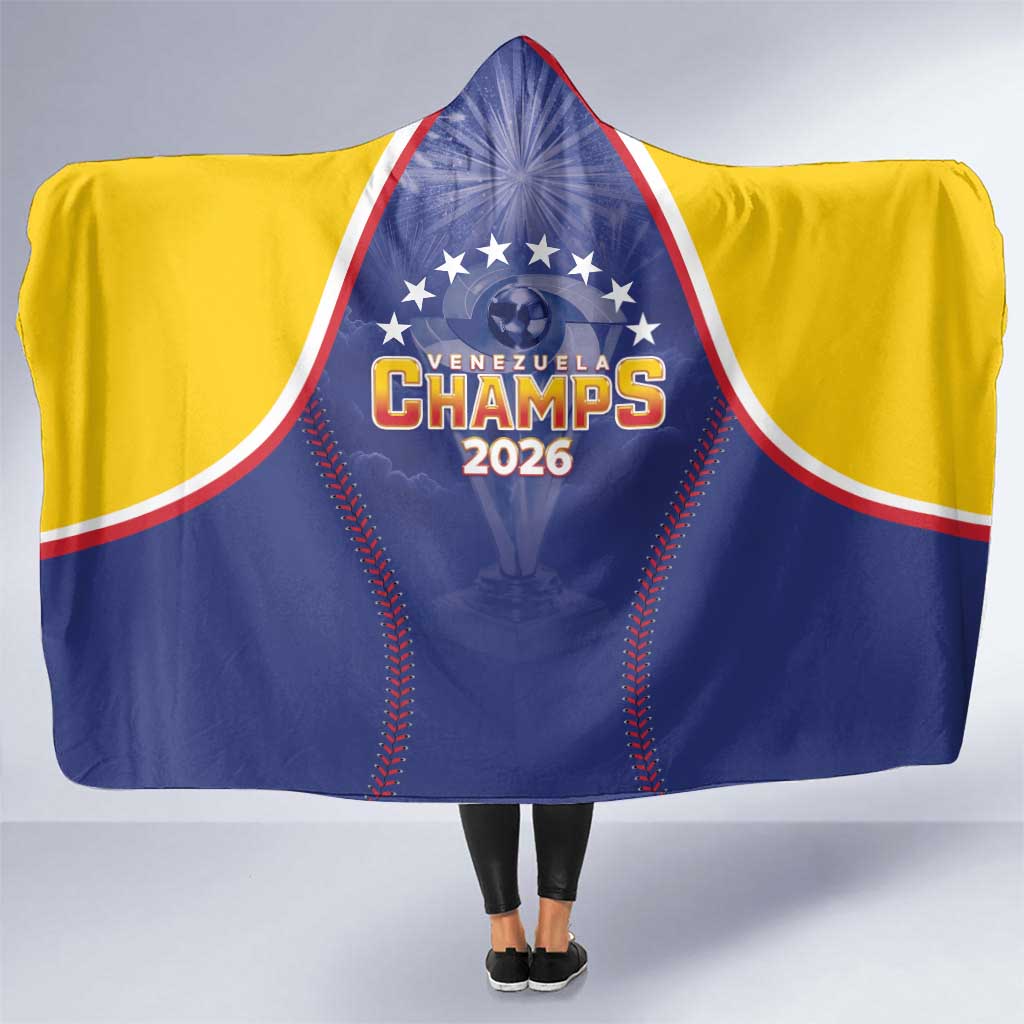 Venezuela Baseball Hooded Blanket 1st Champions Glorious Victory