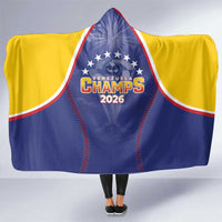 Venezuela Baseball Hooded Blanket 1st Champions Glorious Victory