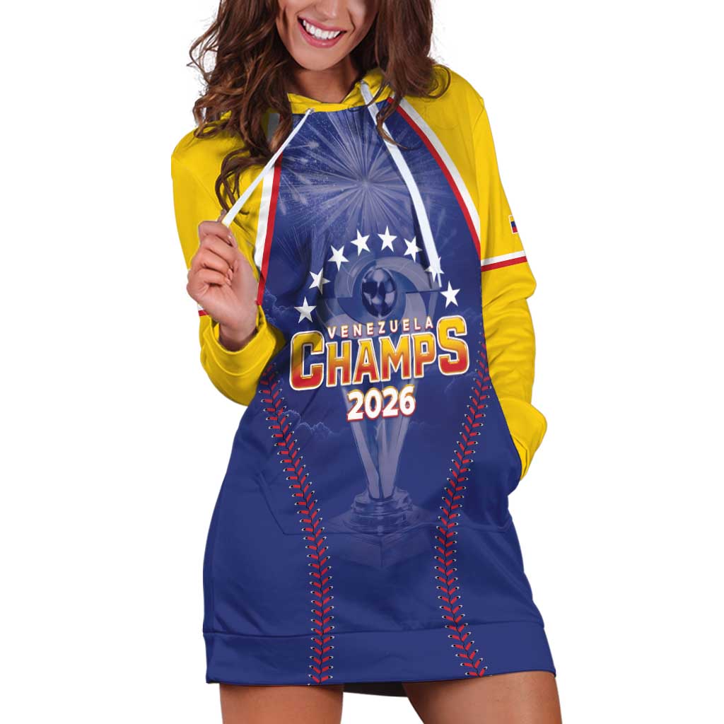 Venezuela Baseball Custom Hoodie Dress 1st Champions Glorious Victory