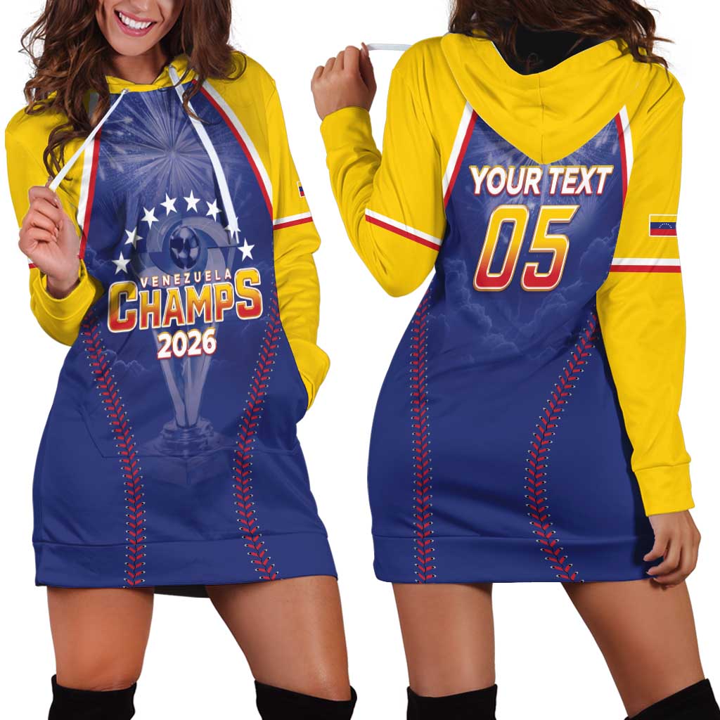 Venezuela Baseball Custom Hoodie Dress 1st Champions Glorious Victory