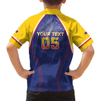 Venezuela Baseball Custom Kid Hawaiian Shirt 1st Champions Glorious Victory