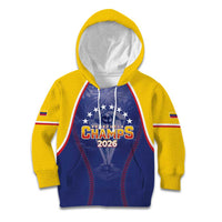 Venezuela Baseball Custom Kid Hoodie 1st Champions Glorious Victory