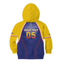 Venezuela Baseball Custom Kid Hoodie 1st Champions Glorious Victory