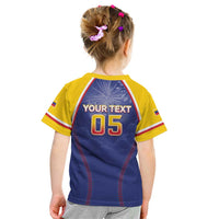 Venezuela Baseball Custom Kid T Shirt 1st Champions Glorious Victory