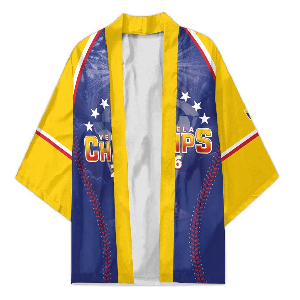 Venezuela Baseball Custom Kimono 1st Champions Glorious Victory