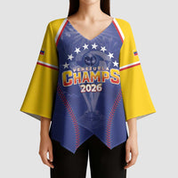 Venezuela Baseball Custom Kimono Sleeve Blouse 1st Champions Glorious Victory