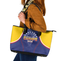 Venezuela Baseball Leather Tote Bag 1st Champions Glorious Victory