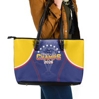 Venezuela Baseball Leather Tote Bag 1st Champions Glorious Victory