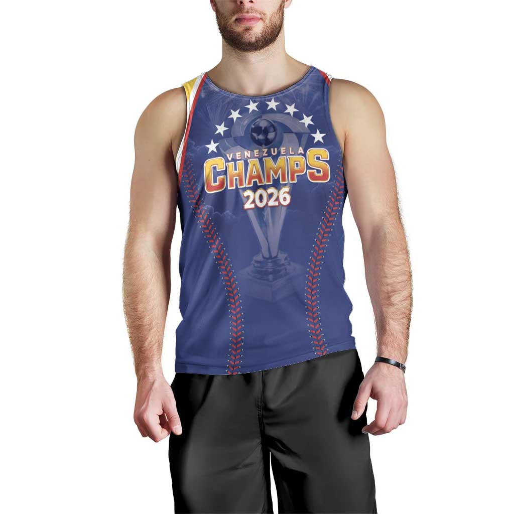 Venezuela Baseball Custom Men Tank Top 1st Champions Glorious Victory