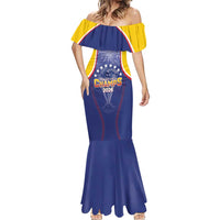 Venezuela Baseball Custom Mermaid Dress 1st Champions Glorious Victory