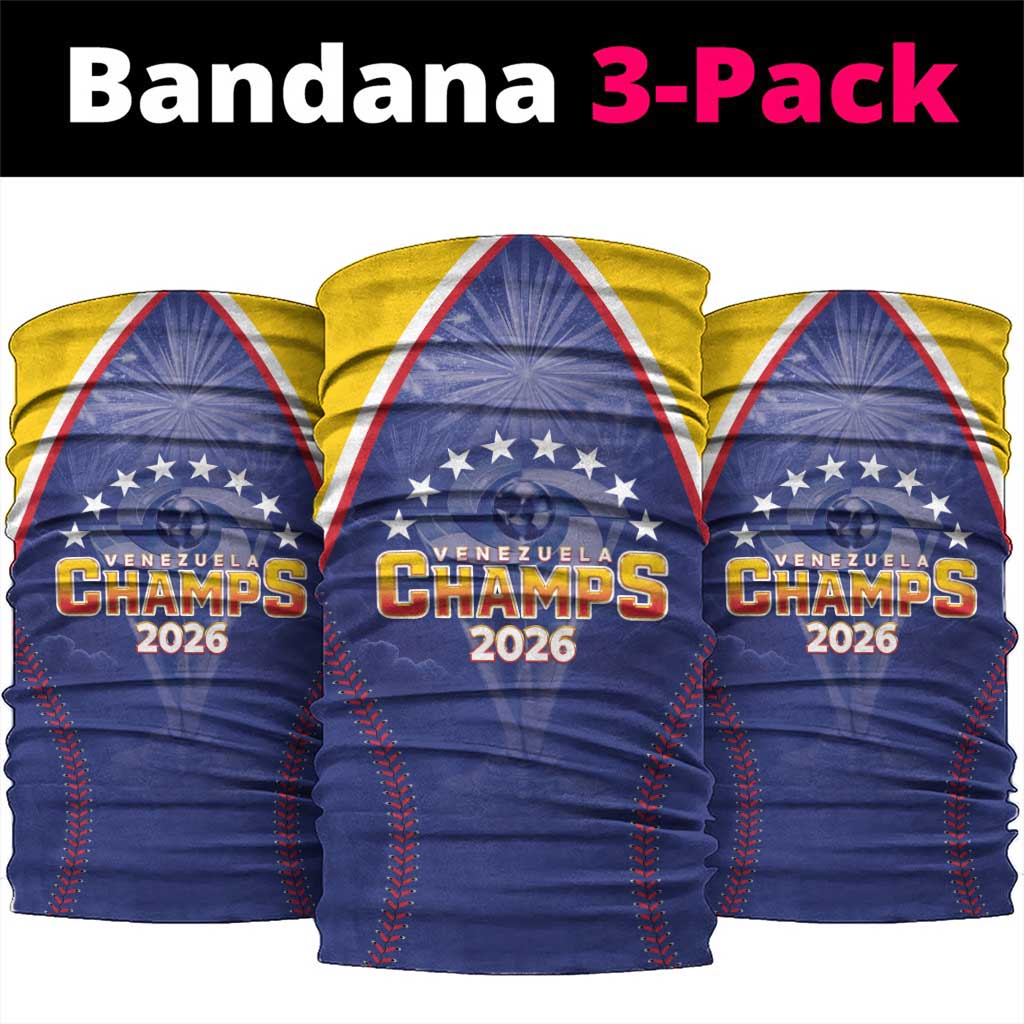 Venezuela Baseball Neck Gaiter 1st Champions Glorious Victory