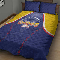 Venezuela Baseball Quilt Bed Set 1st Champions Glorious Victory