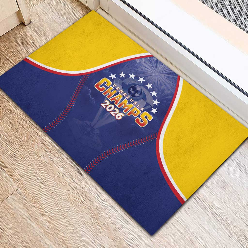 Venezuela Baseball Rubber Doormat 1st Champions Glorious Victory
