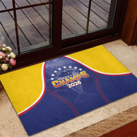 Venezuela Baseball Rubber Doormat 1st Champions Glorious Victory