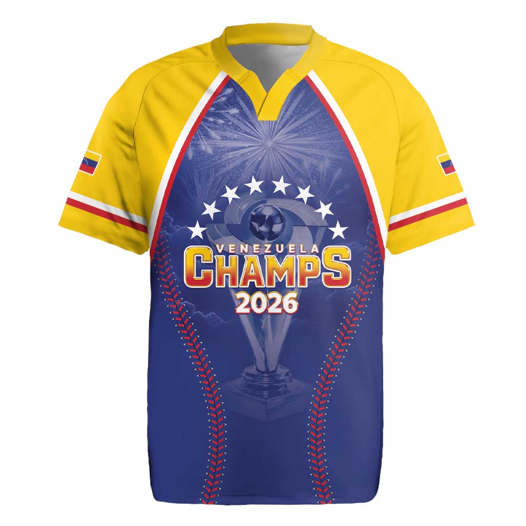 Venezuela Baseball Custom Rugby Jersey 1st Champions Glorious Victory