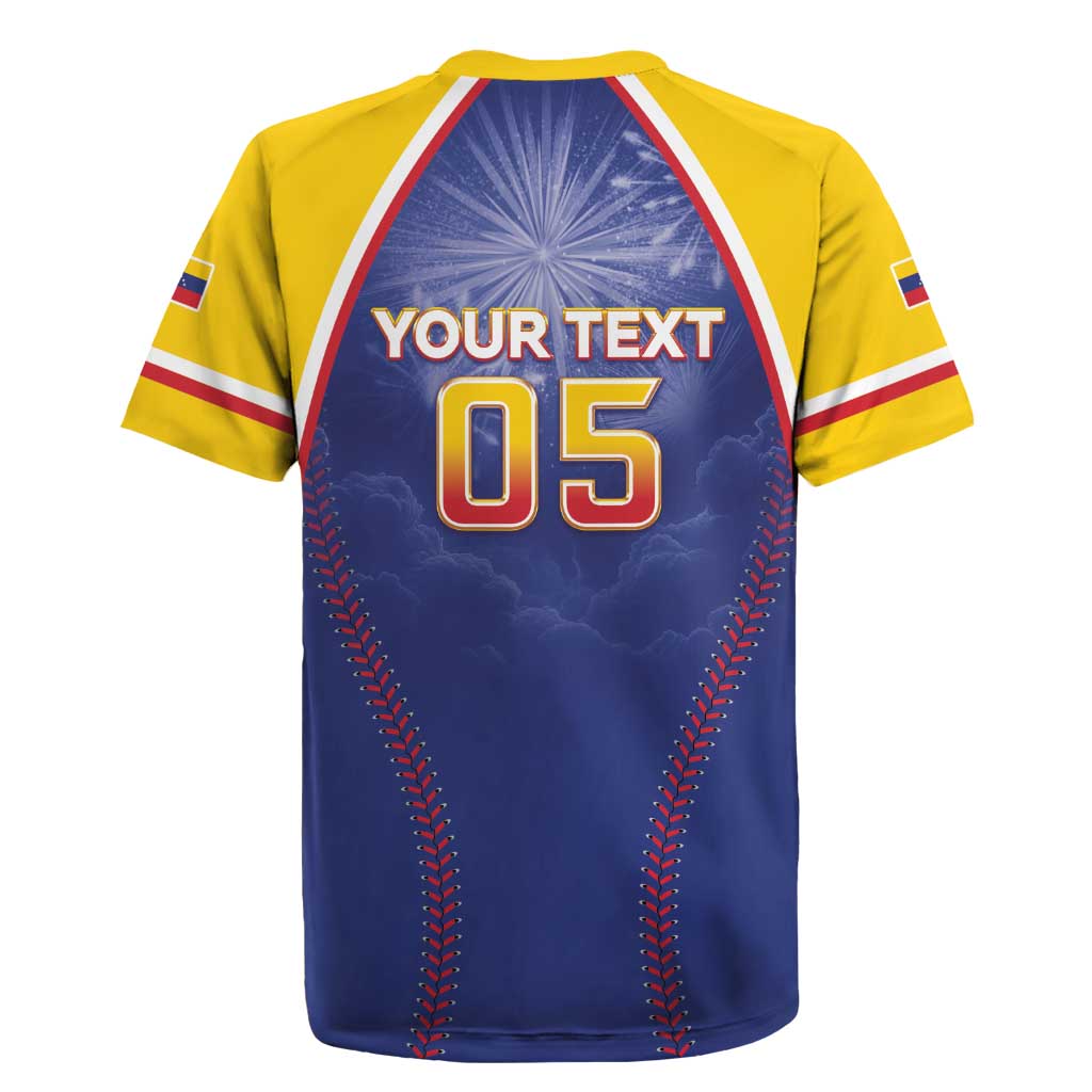 Venezuela Baseball Custom Rugby Jersey 1st Champions Glorious Victory