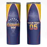 Venezuela Baseball Custom Skinny Tumbler 1st Champions Glorious Victory