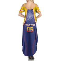 Venezuela Baseball Custom Summer Maxi Dress 1st Champions Glorious Victory