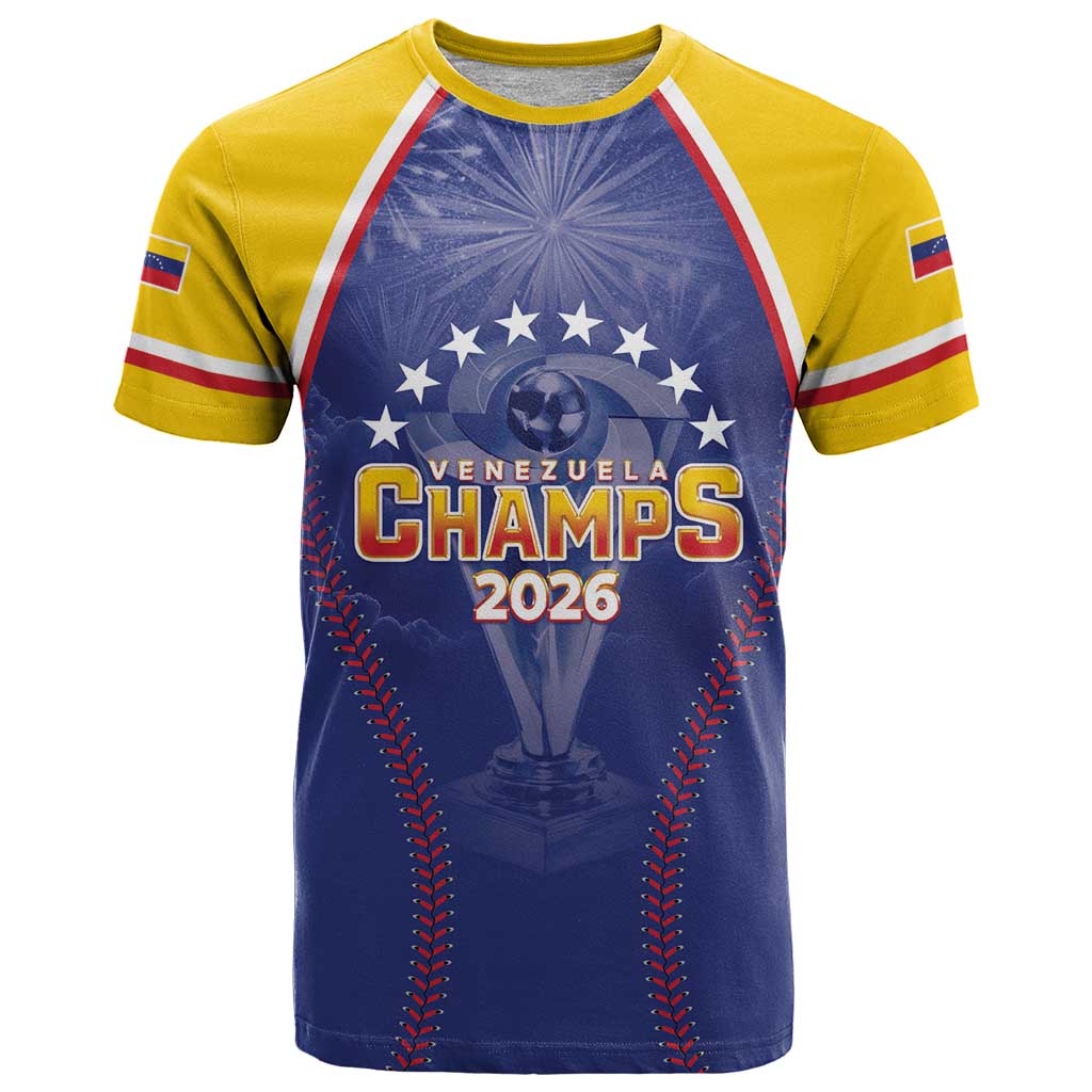 Venezuela Baseball Custom T Shirt 1st Champions Glorious Victory