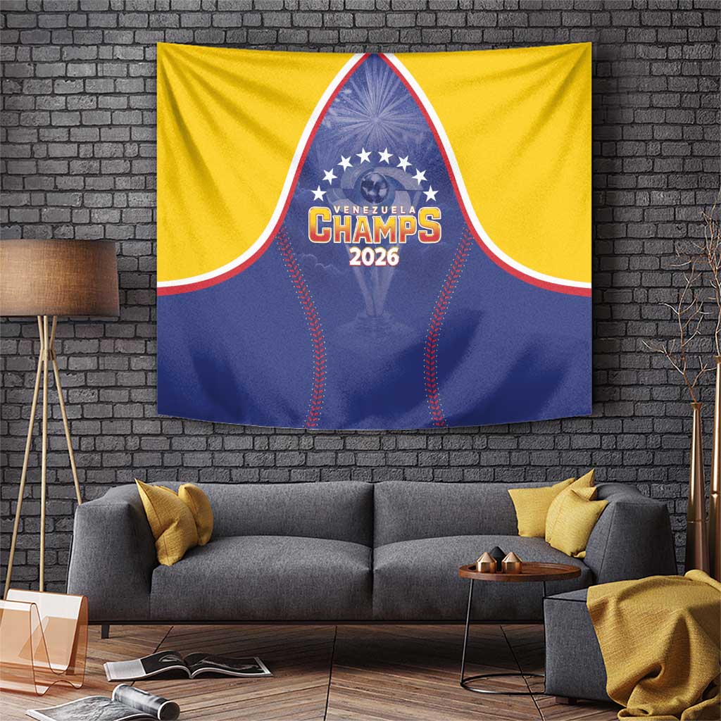 Venezuela Baseball Tapestry 1st Champions Glorious Victory
