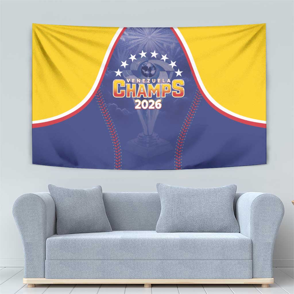 Venezuela Baseball Tapestry 1st Champions Glorious Victory