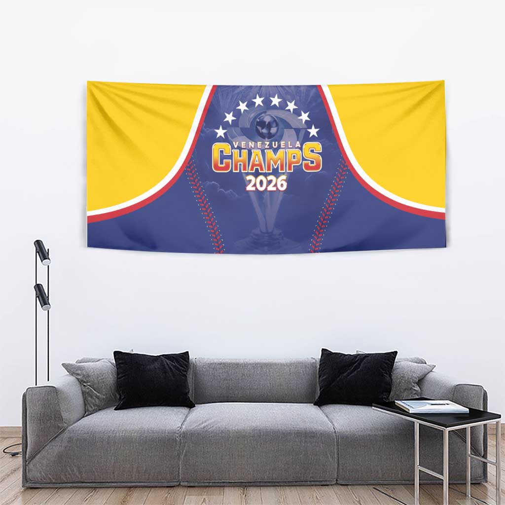 Venezuela Baseball Tapestry 1st Champions Glorious Victory