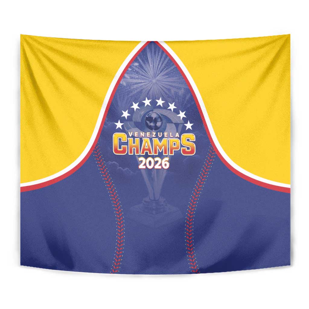 Venezuela Baseball Tapestry 1st Champions Glorious Victory