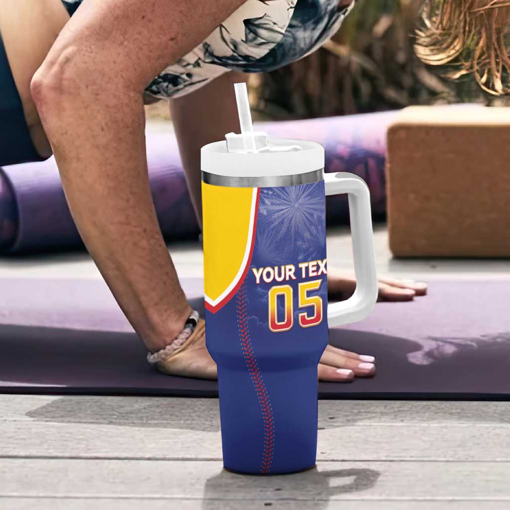 Venezuela Baseball Custom Tumbler With Handle 1st Champions Glorious Victory