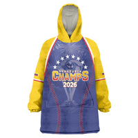 Venezuela Baseball Custom Wearable Blanket Hoodie 1st Champions Glorious Victory