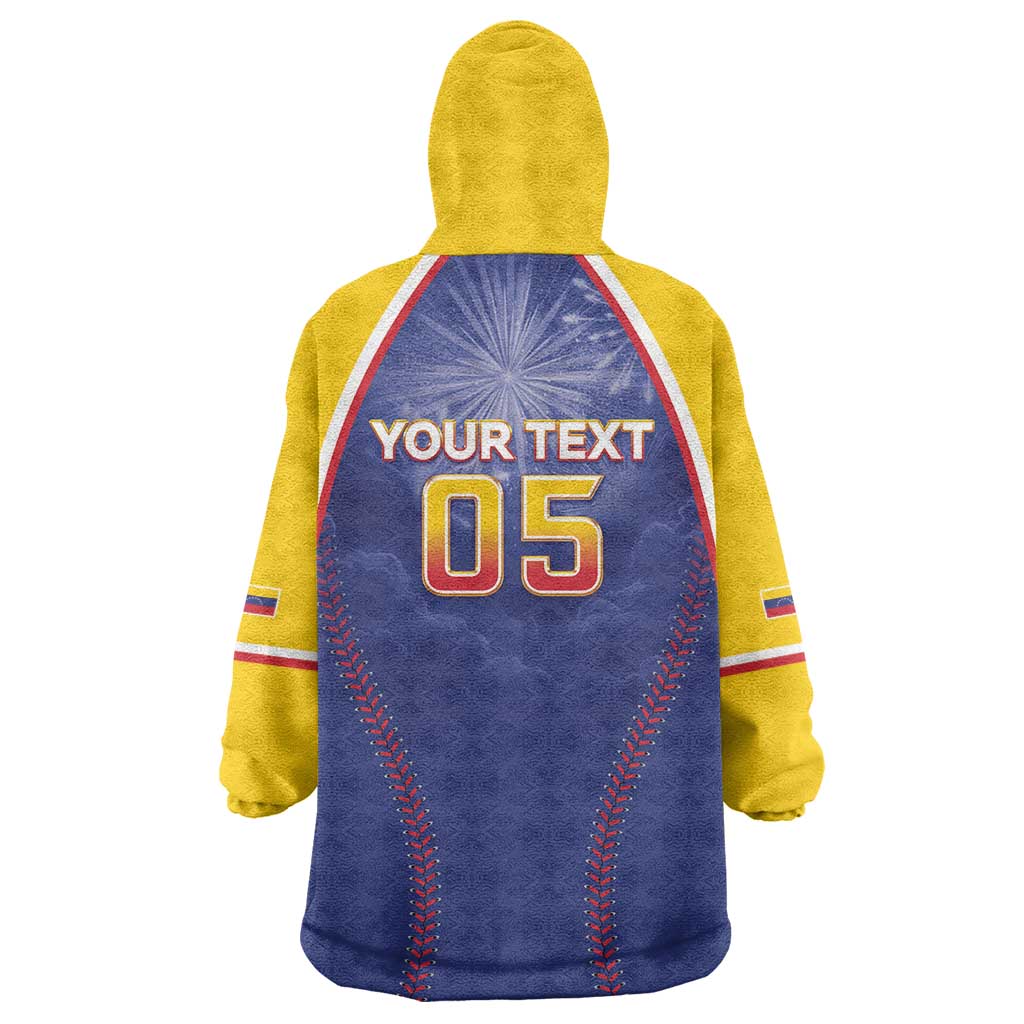 Venezuela Baseball Custom Wearable Blanket Hoodie 1st Champions Glorious Victory