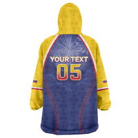 Venezuela Baseball Custom Wearable Blanket Hoodie 1st Champions Glorious Victory