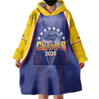 Venezuela Baseball Custom Wearable Blanket Hoodie 1st Champions Glorious Victory
