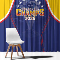 Venezuela Baseball Window Curtain 1st Champions Glorious Victory
