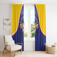 Venezuela Baseball Window Curtain 1st Champions Glorious Victory