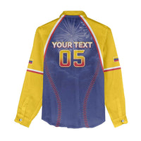 Venezuela Baseball Custom Women Casual Shirt 1st Champions Glorious Victory