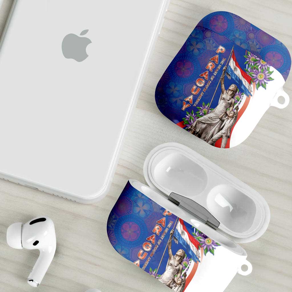 Paraguay Independence Day AirPods Case The Heart Of South America