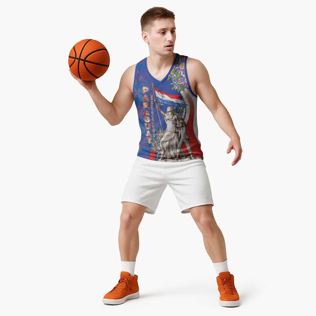 Paraguay Independence Day Basketball Jersey The Heart Of South America