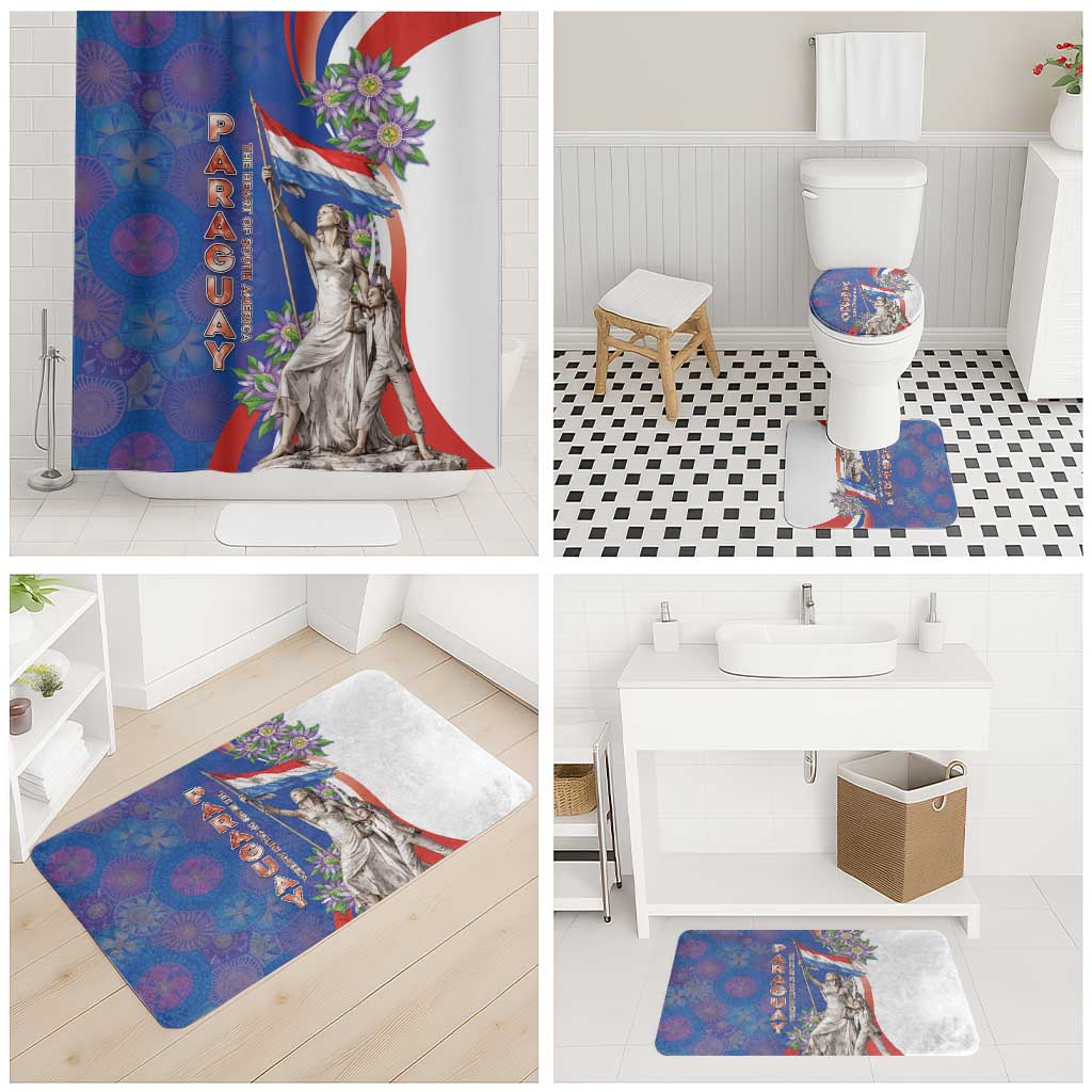Paraguay Independence Day Bathroom Set The Heart Of South America