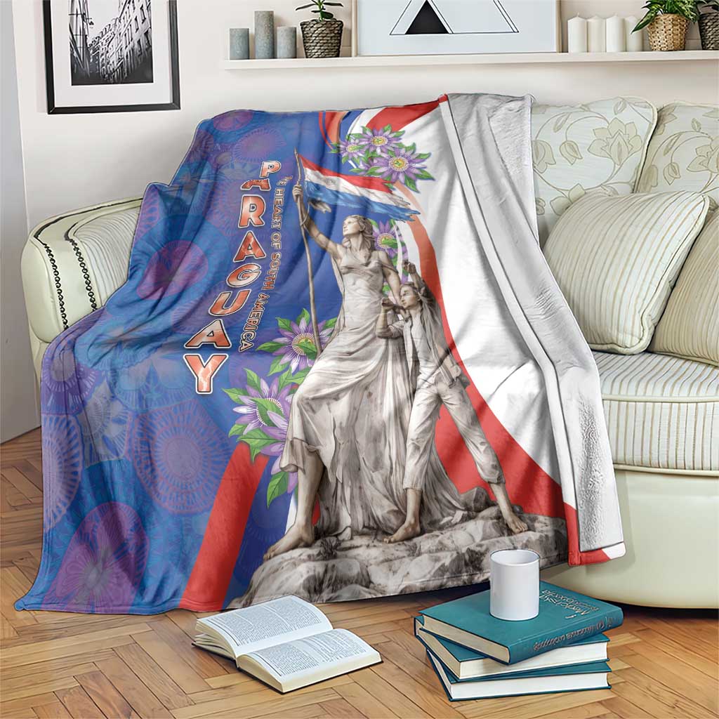 Paraguay Independence Day Blanket The Heart Of South America