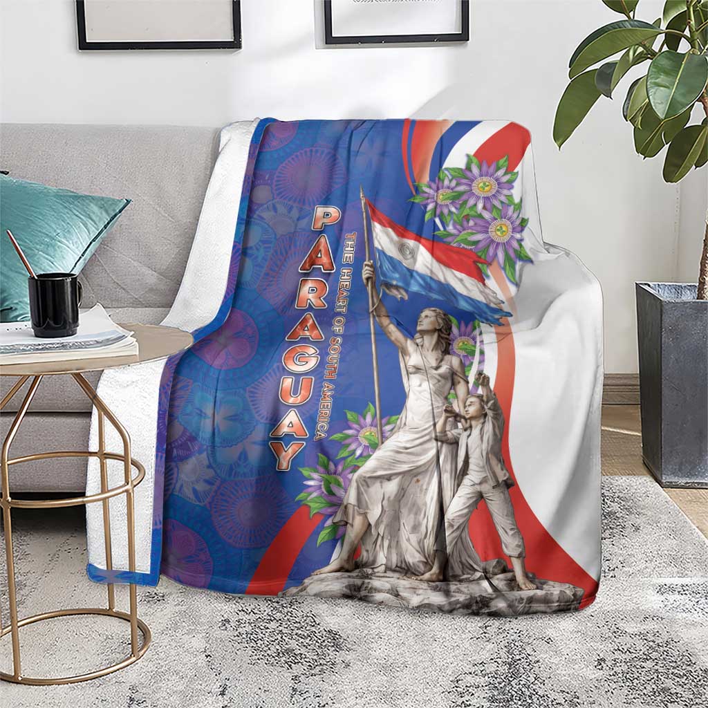 Paraguay Independence Day Blanket The Heart Of South America