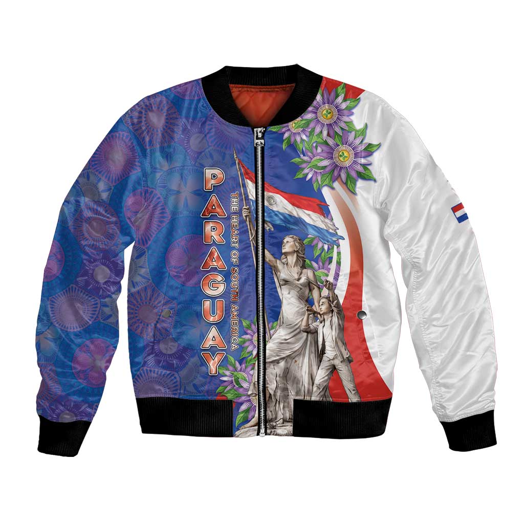 Paraguay Independence Day Bomber Jacket The Heart Of South America