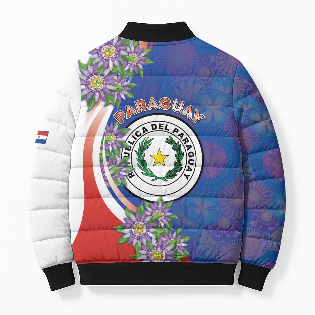 Paraguay Independence Day Bomber Puffer Jacket The Heart Of South America