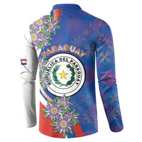 Paraguay Independence Day Button Sweatshirt The Heart Of South America
